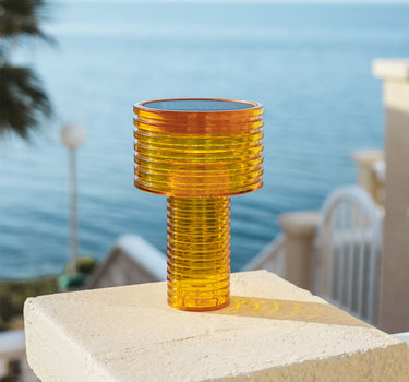 SOLAR AMBER TABLE LAMP