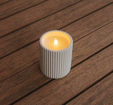 DOLO CERAMIC CANDLE FORMAT LAMP (Pack of 2 units)