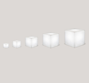 CUBY ILLUMINATED CUBE (MULTIPLE SIZES)