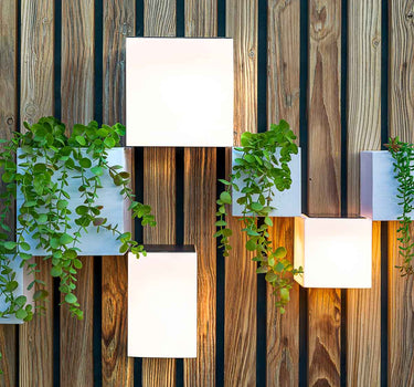 WALLY Solar Charged Wall Light