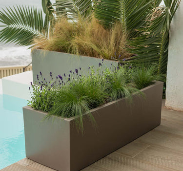 JARA rectangular color pot 100 x 40