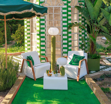 Modular Outdoor Armchair With LED Light And Armrests – Tarida Sit Arms