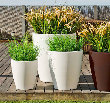Round Outdoor Planter 16 Inch – Violeta